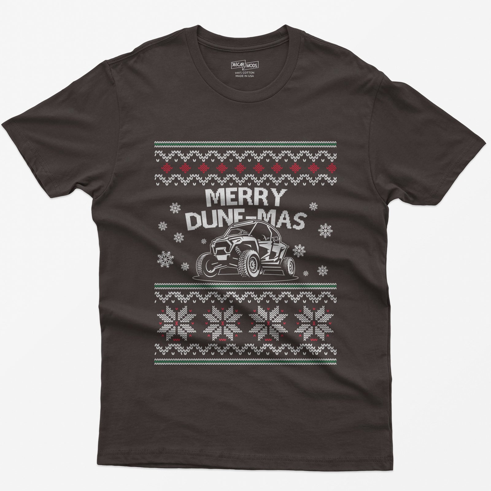 Merry Dune-mas UTV Christmas T-Shirt - Dark Chocolate
