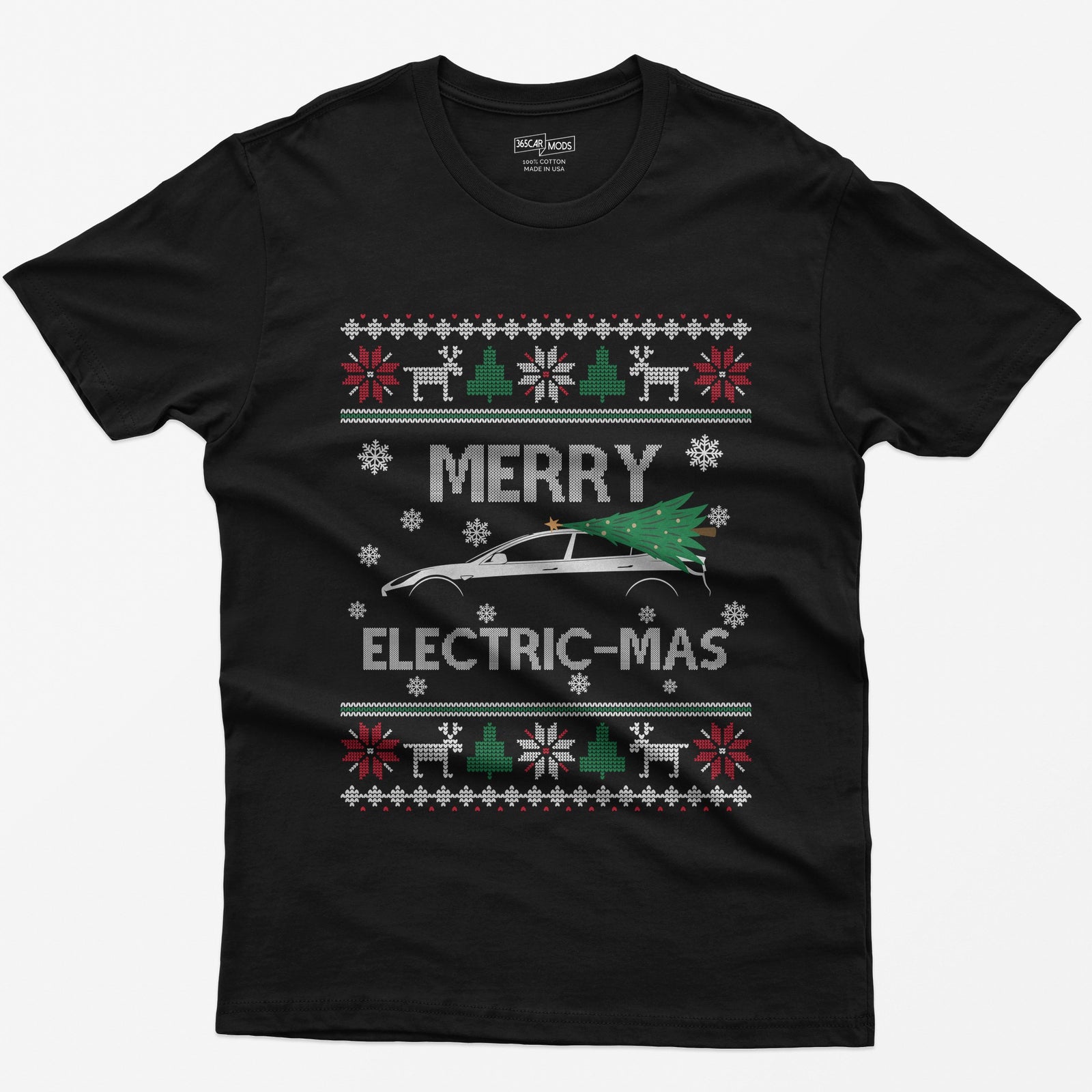Merry Electric-mas EV Christmas T-Shirt