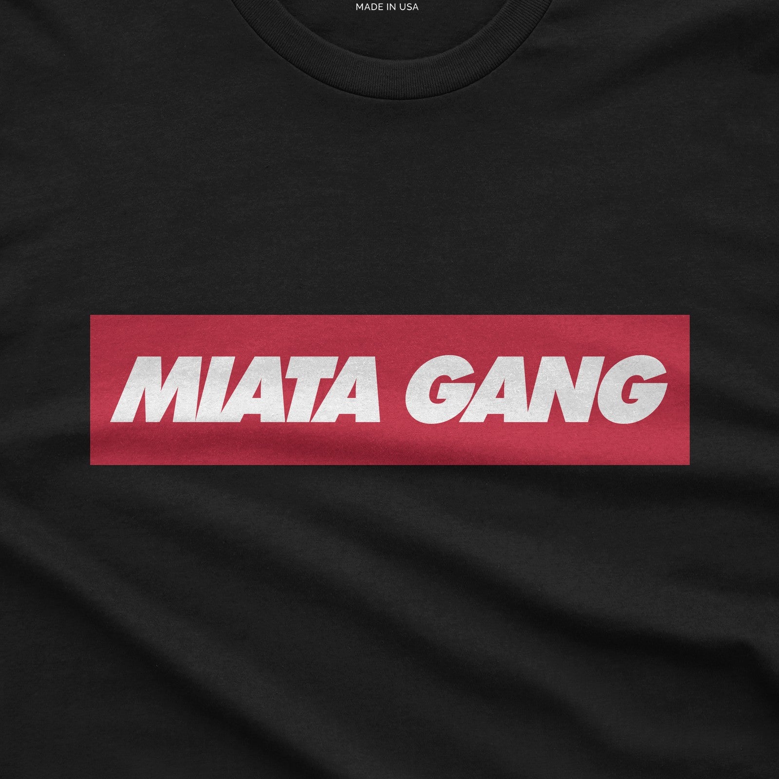 JDM Roadster Gang T-Shirt design close-up