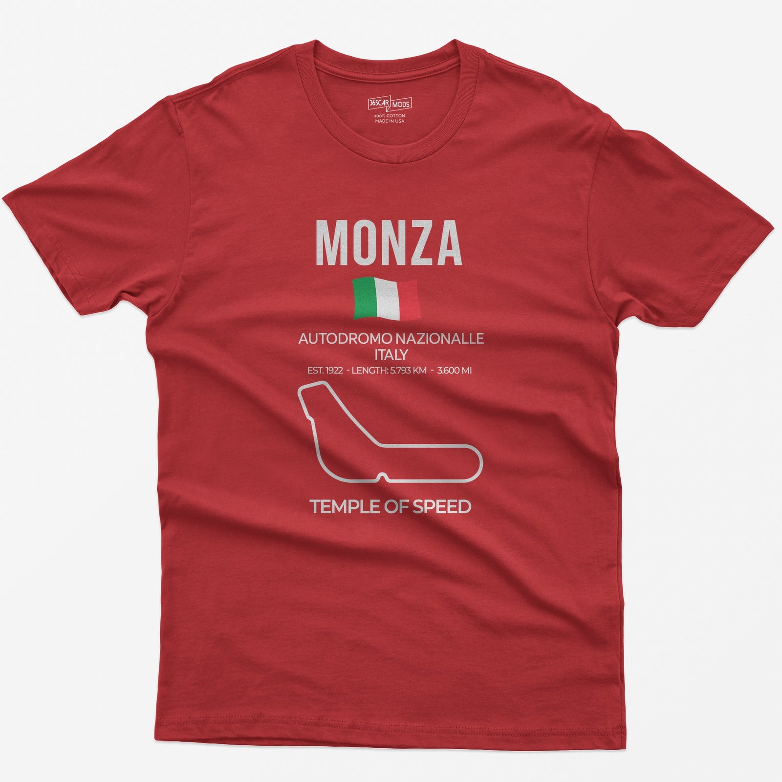 Monza Race Track T-Shirt - Red