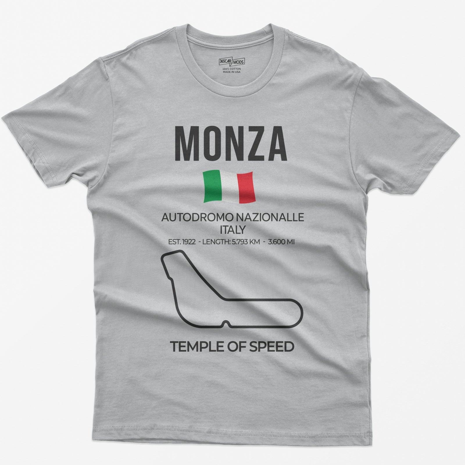 Monza Race Track T-Shirt - Sport Grey