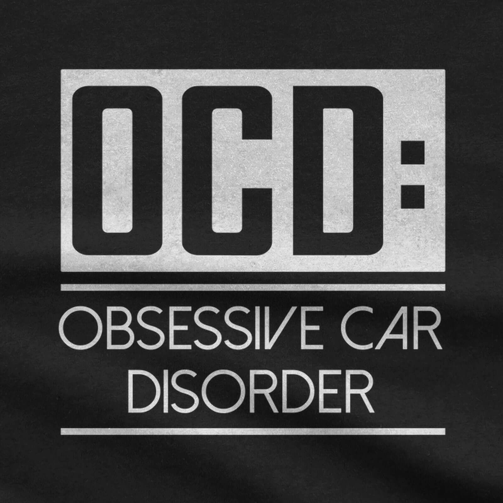 OCD Obsessive Car Disorder T-Shirt design close-up