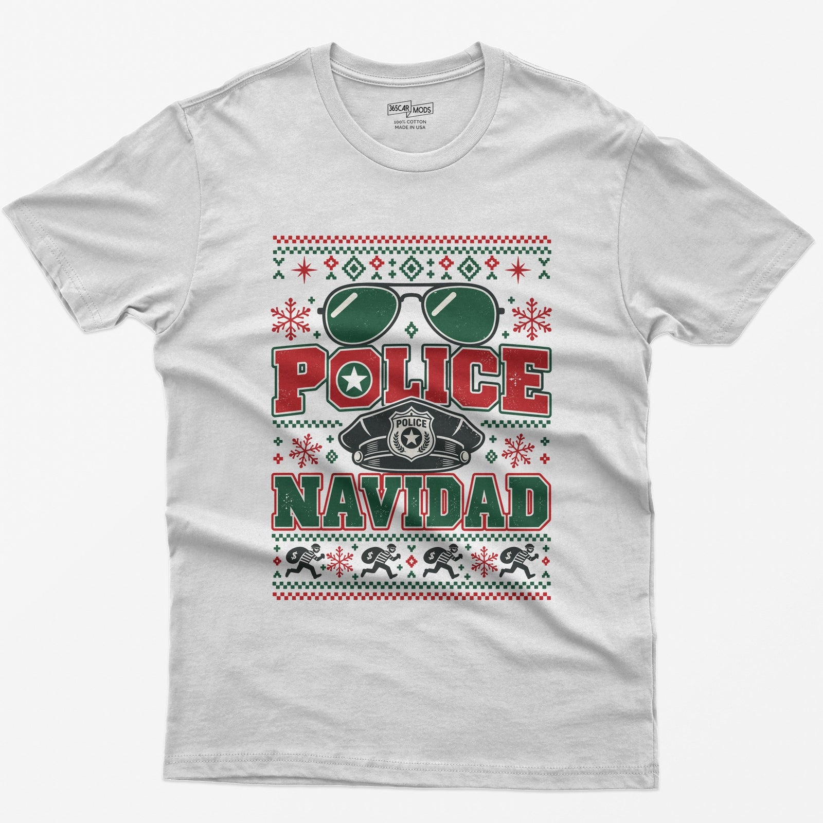 Police Navidad Christmas T-Shirt