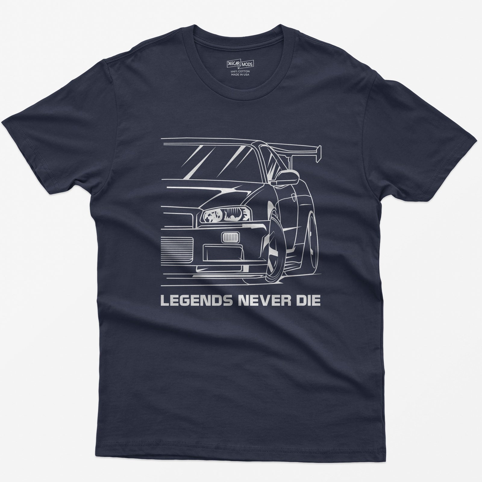 R34 JDM Legend T-Shirt - Navy