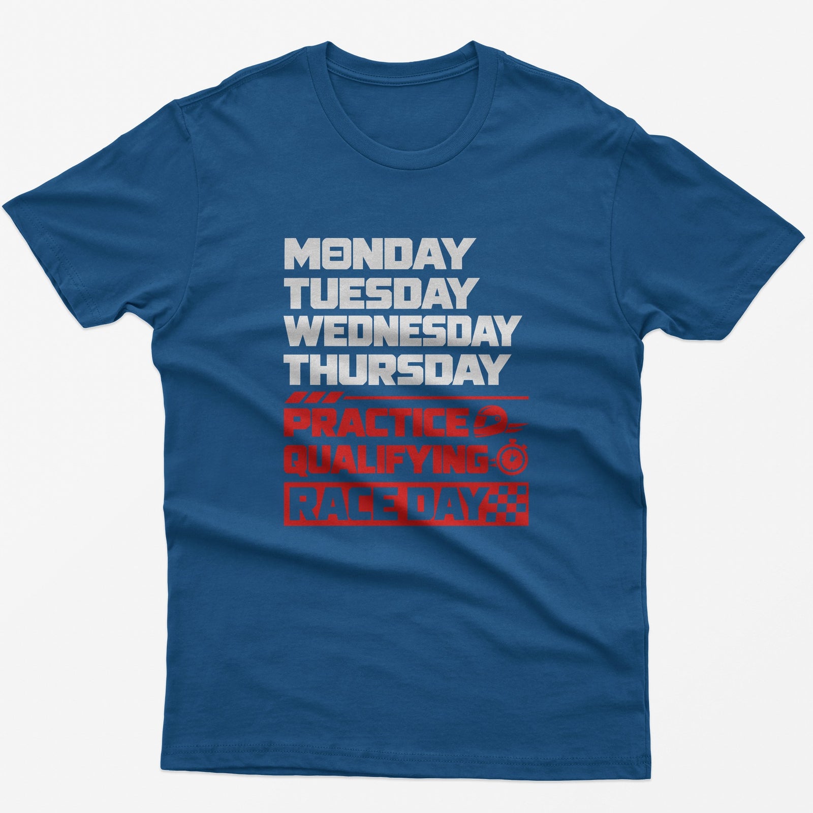 Race Weekend T-Shirt in Royal
