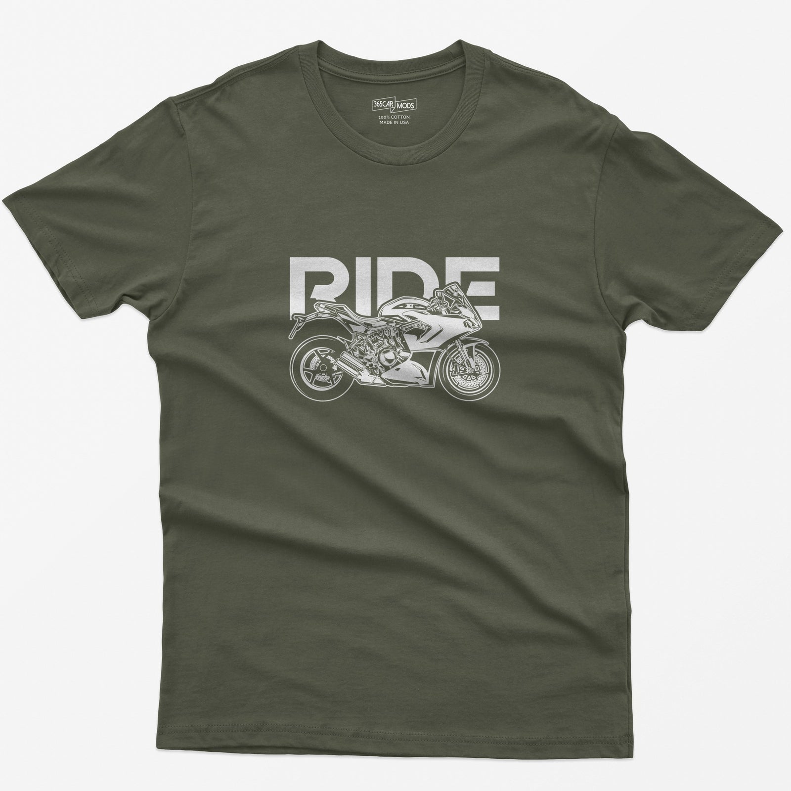 RIDE Sportbike T-Shirt - Military Green