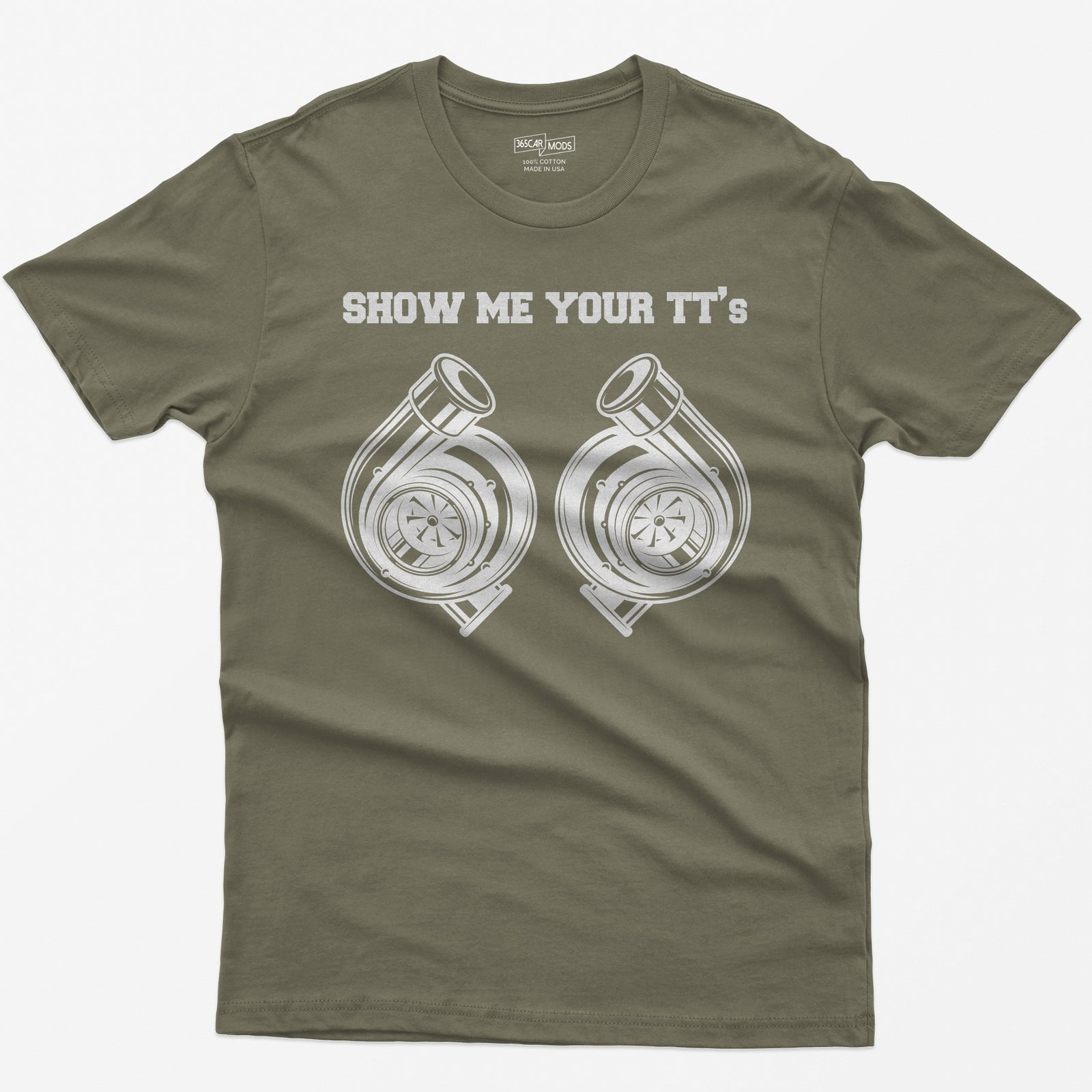 Show Me Your TT's Car T-Shirt - Heather Olive