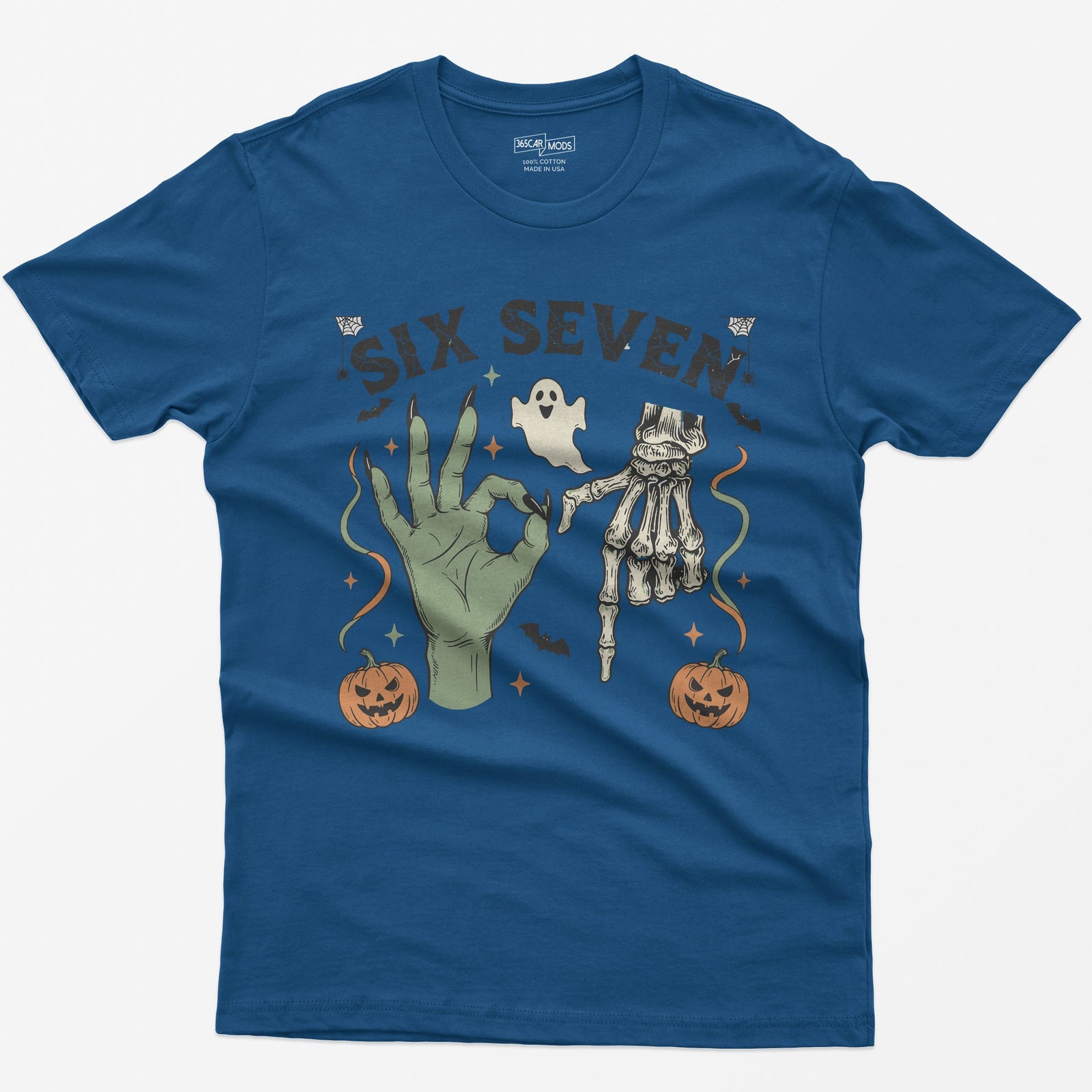 Six Seven Halloween Meme T-Shirt - Royal