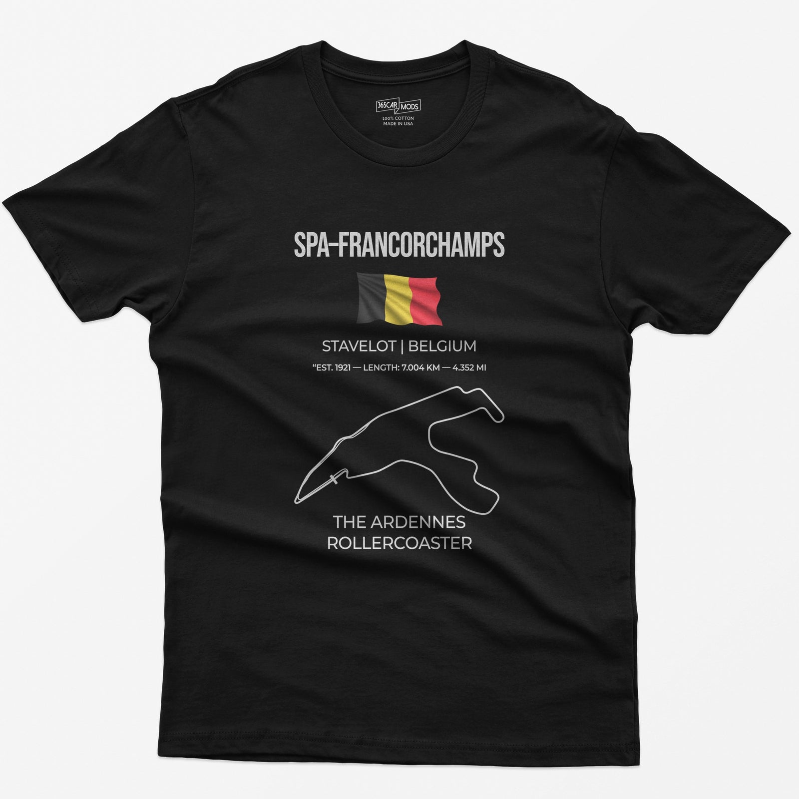 Spa-Francorchamps F1 Racing Track T-Shirt