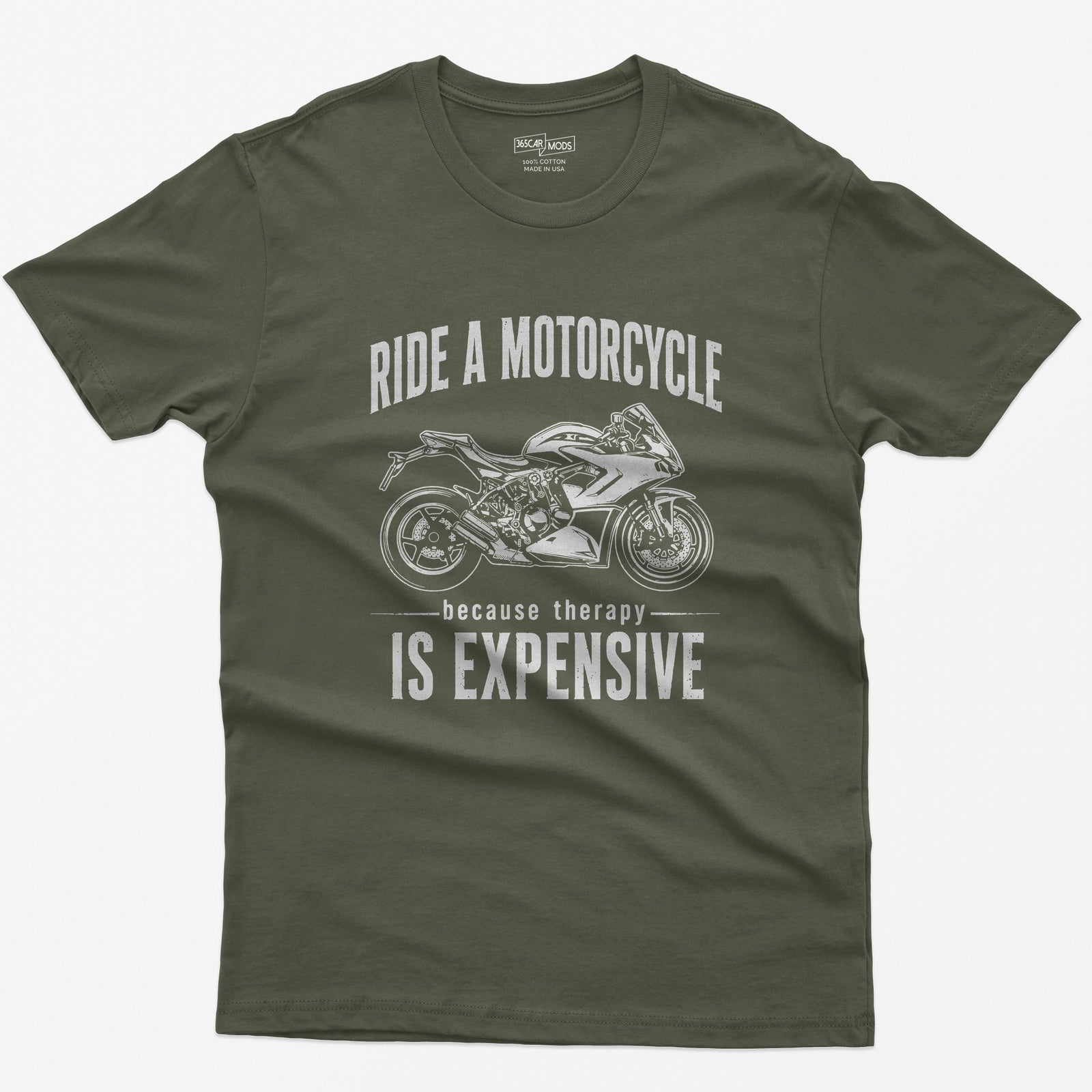 Sportbike T-Shirt - Military Green