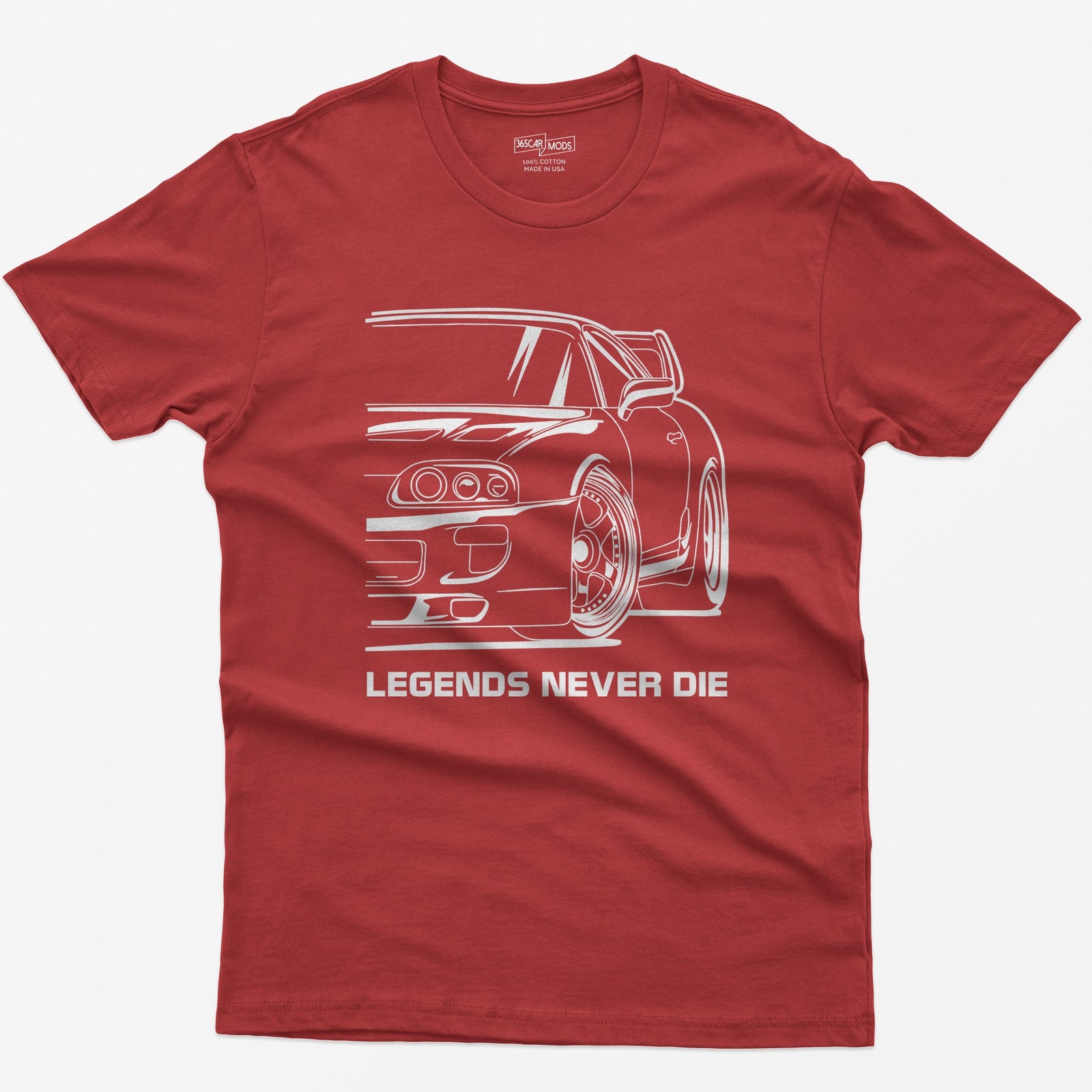 MKIV 2JZ Legends Never Die JDM T-Shirt - Red