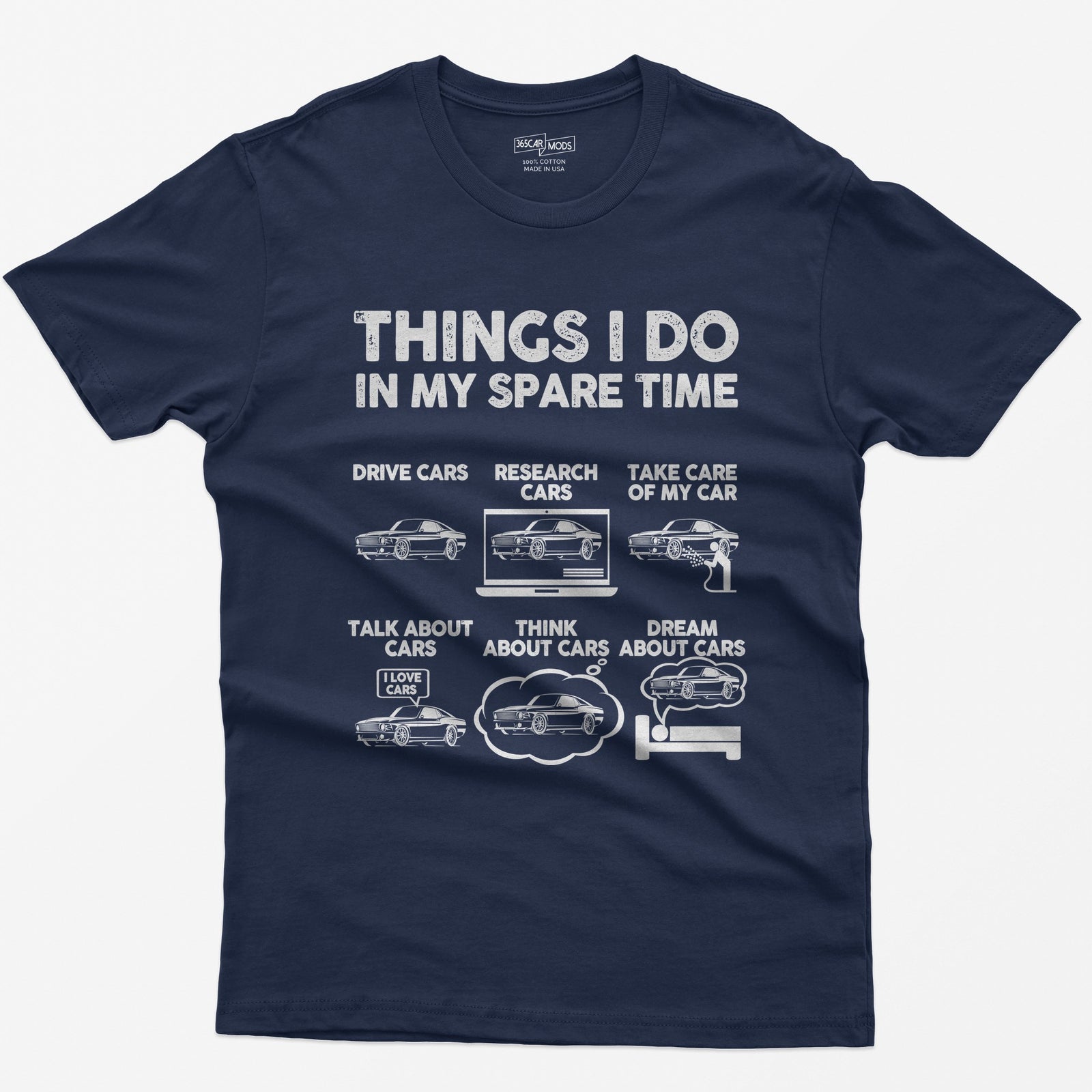 Things I Do in My Spare Time T-Shirt - Navy