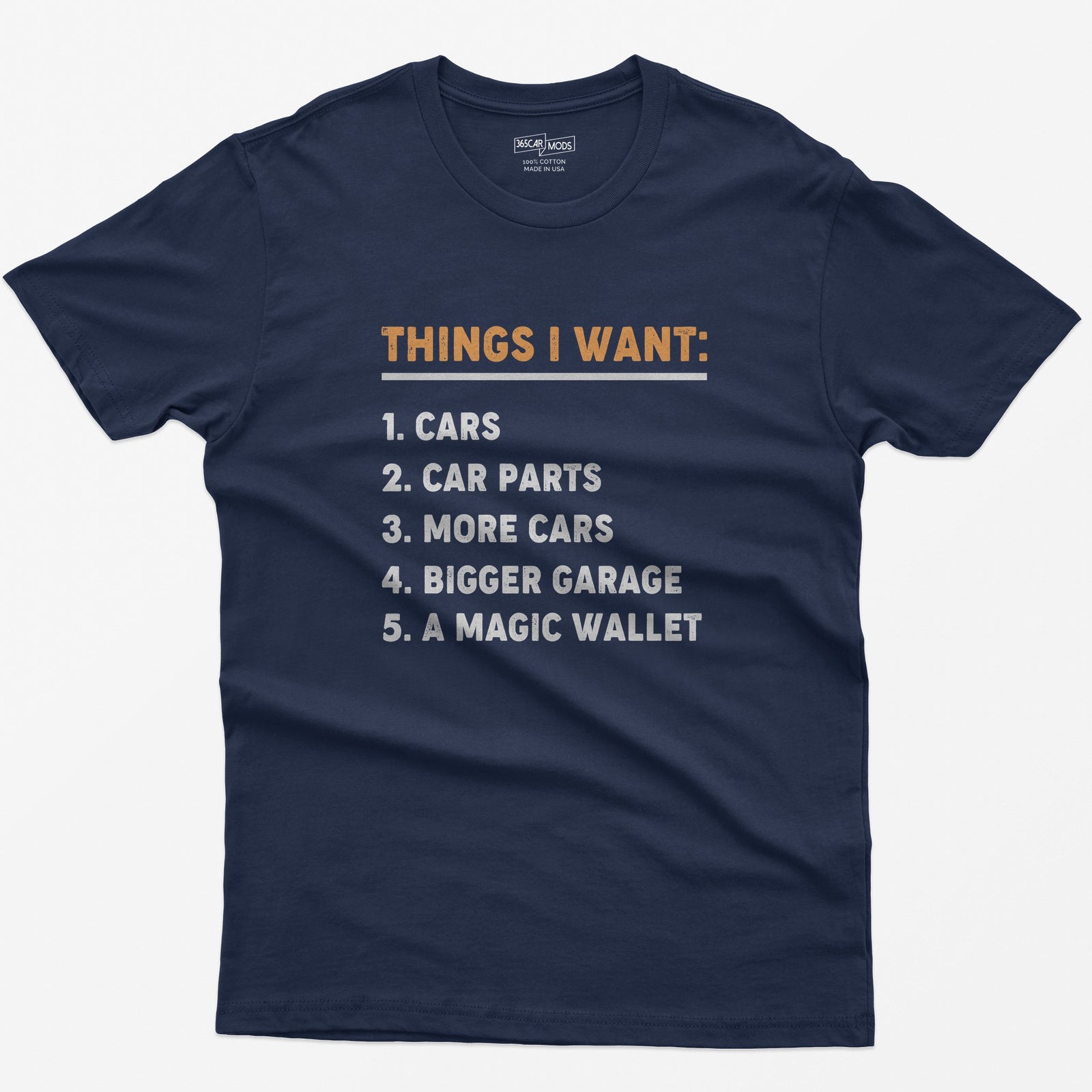 Things I Want T-Shirt - Navy