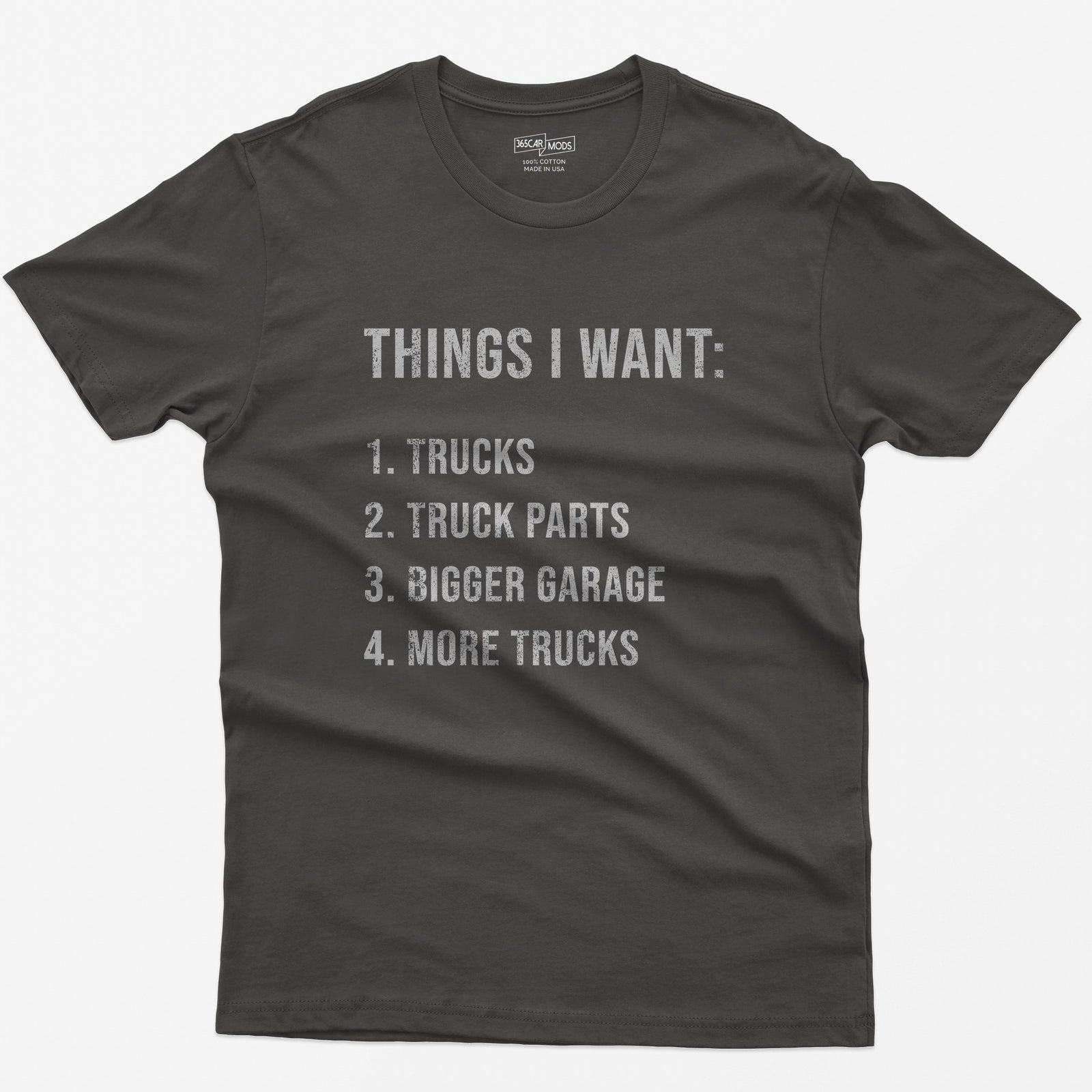 Things I Want: Trucks T-Shirt - Dark Heather