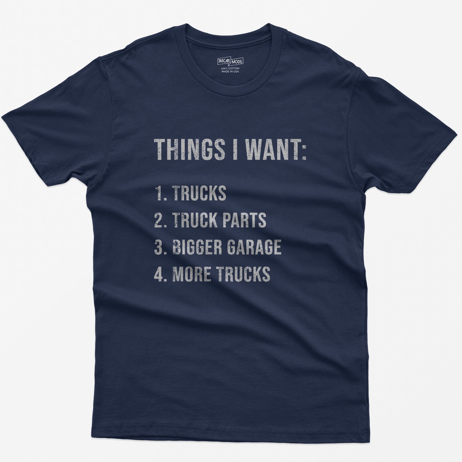 Things I Want: Trucks T-Shirt - Navy