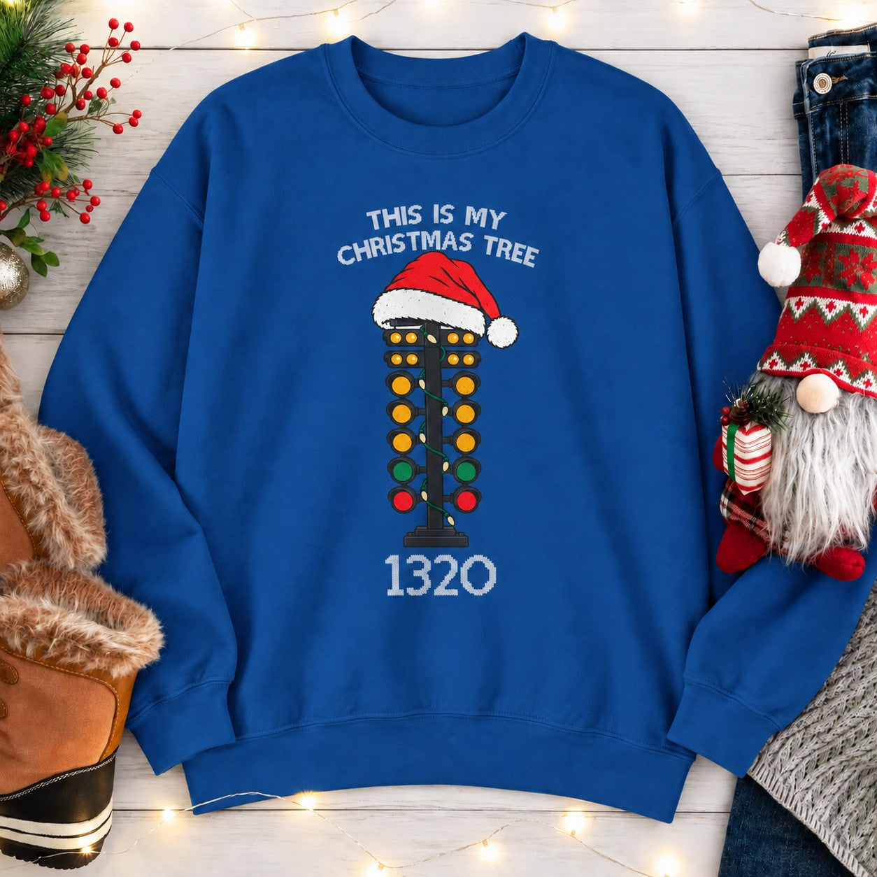 This Is My Christmas Tree Sweatshirt - Royal