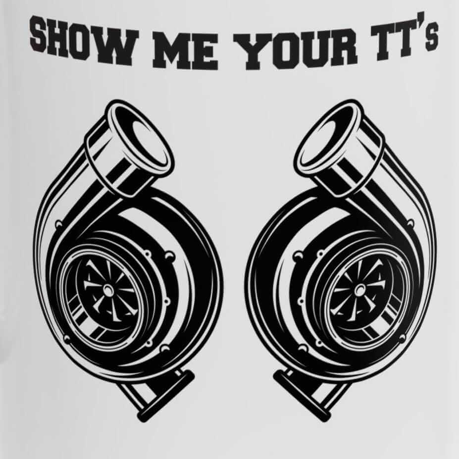 Show Me Your TT's White Coffee Mug - lifestyle photo