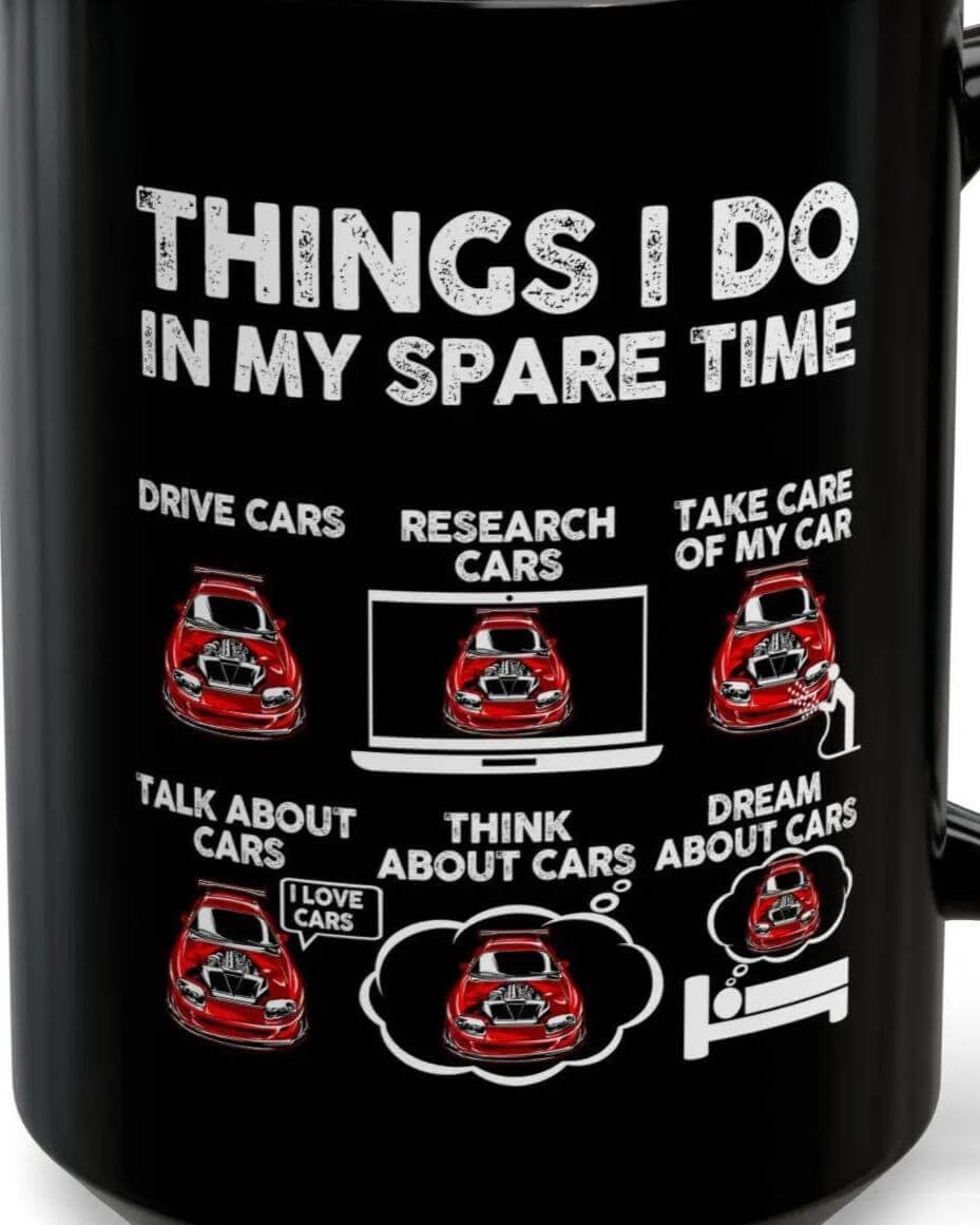 Things I Do in My Spare Time JDM Mug - lifestyle photo
