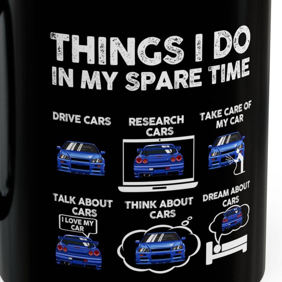 Things I Do in My Spare Time JDM Mug - lifestyle photo