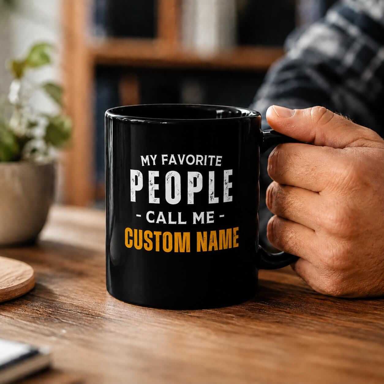 My Favorite People Call Me Mug - lifestyle photo