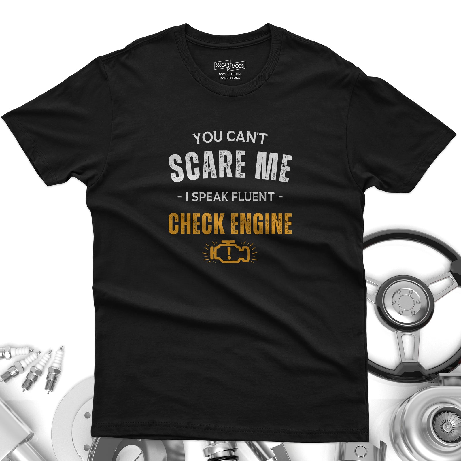 Funny Check Engine T-Shirt | Sarcastic Mechanic Gift Tee
