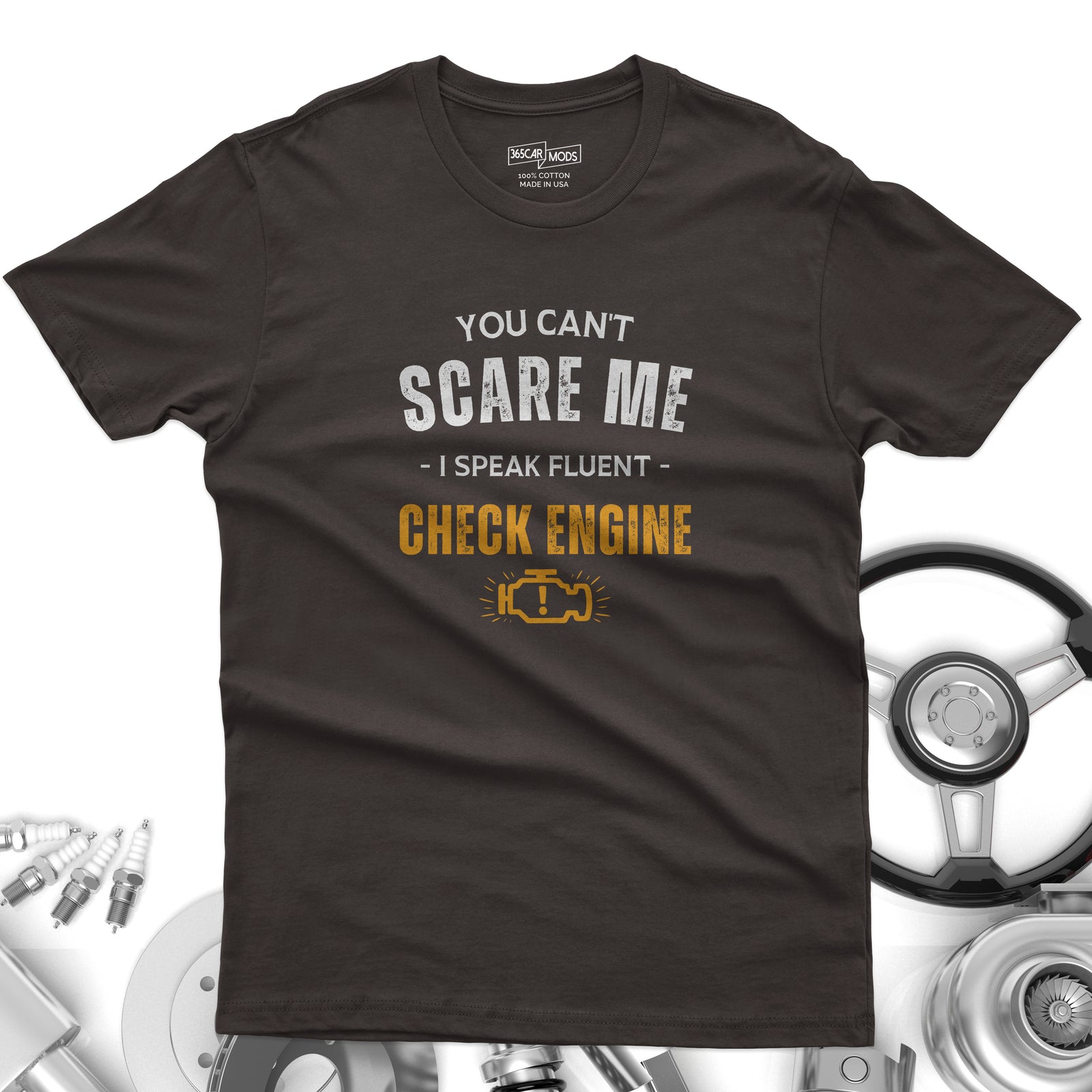 Funny Check Engine T-Shirt | Sarcastic Mechanic Gift Tee