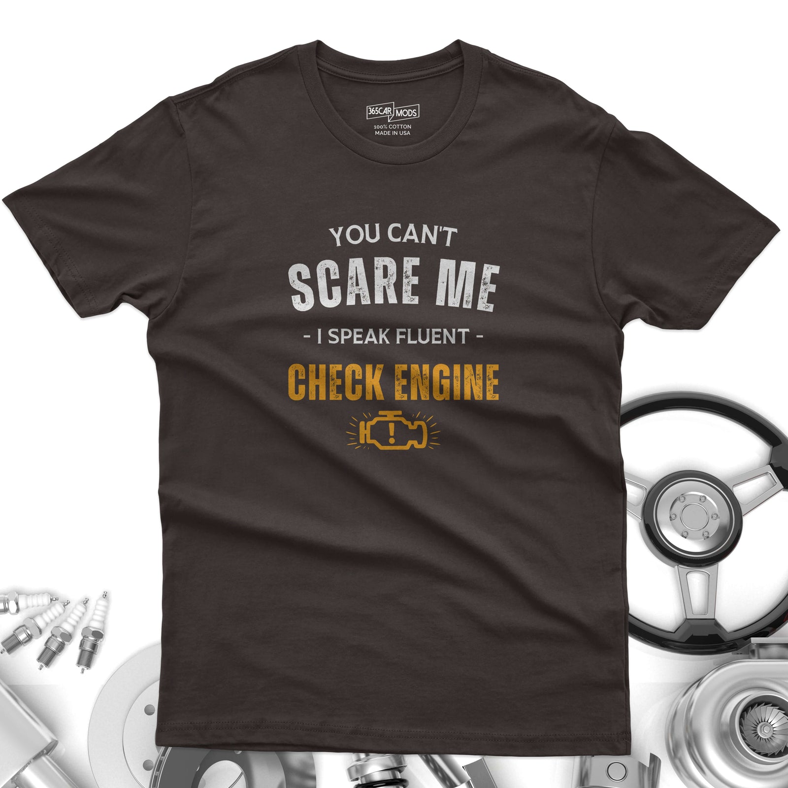 Funny Check Engine T-Shirt | Sarcastic Mechanic Gift Tee