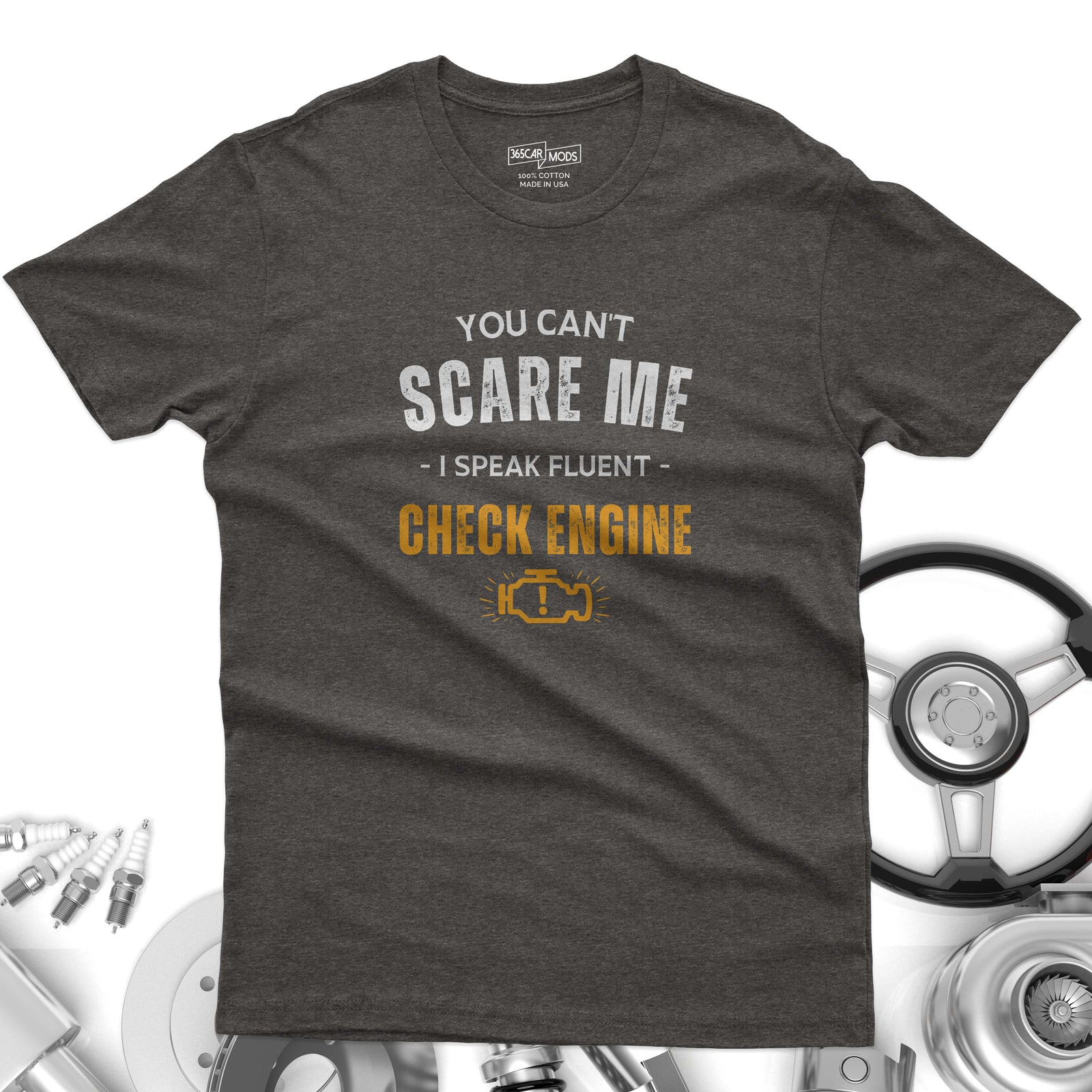 Funny Check Engine T-Shirt | Sarcastic Mechanic Gift Tee