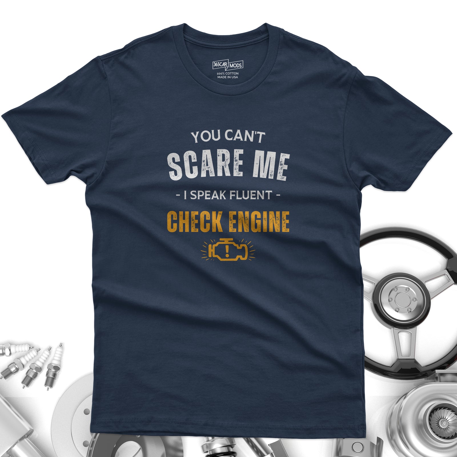 Funny Check Engine T-Shirt | Sarcastic Mechanic Gift Tee