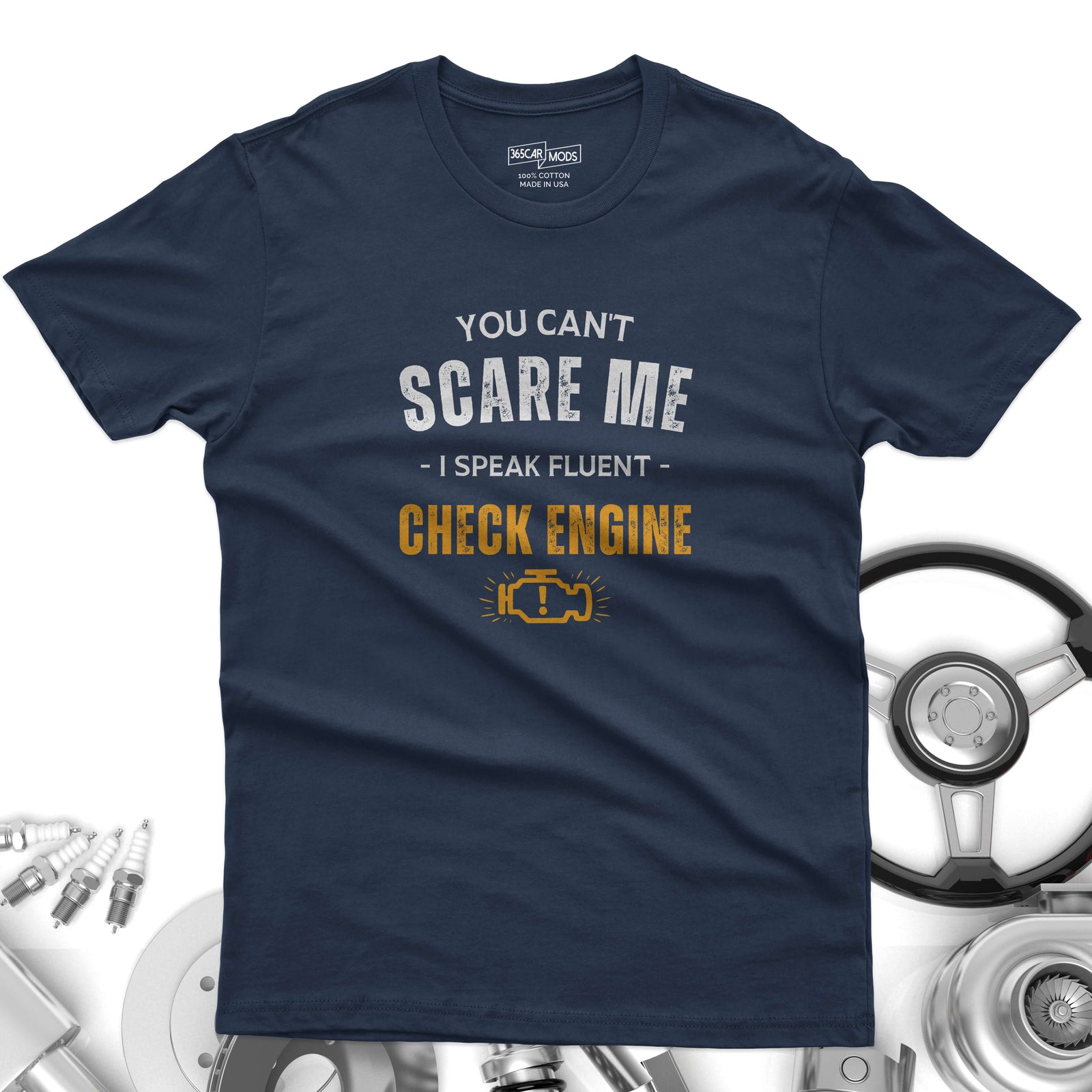 Funny Check Engine T-Shirt | Sarcastic Mechanic Gift Tee