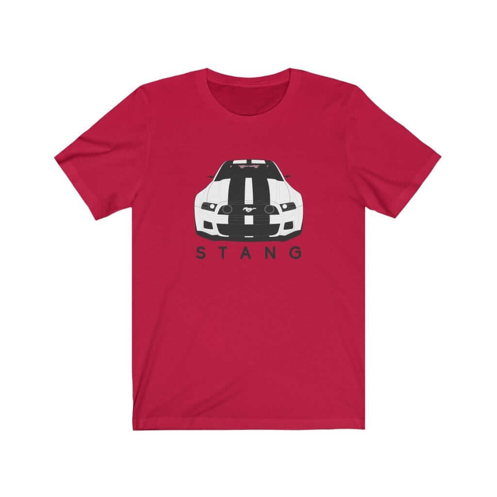 Need For Speed Muscle Car printed on red car t-shirt designed for car lovers, car guys, car enthusiasts, muscle cars lovers and petrolheads