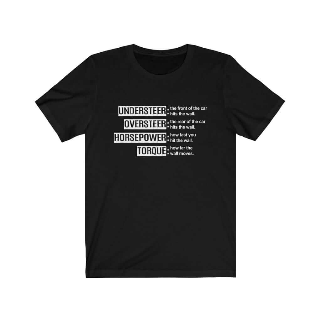 black funny car t-shirt, car merch, car guy gift, car apparel