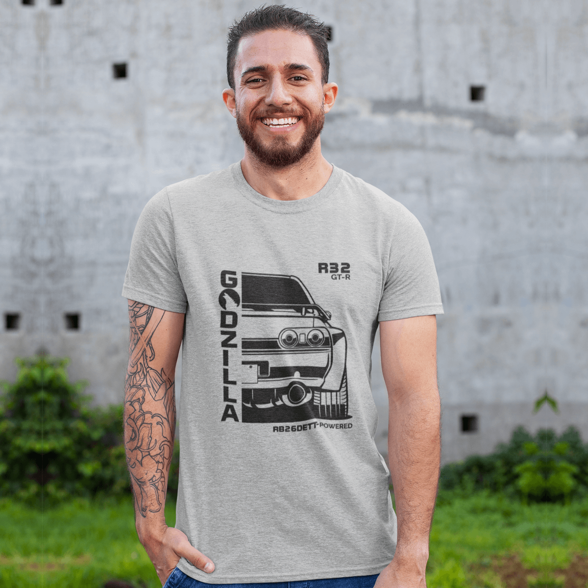 Japanese car printed on athletic heather car t-shirt, jdm tee, car guy gift, car lover present, car-fan, car enthusiast