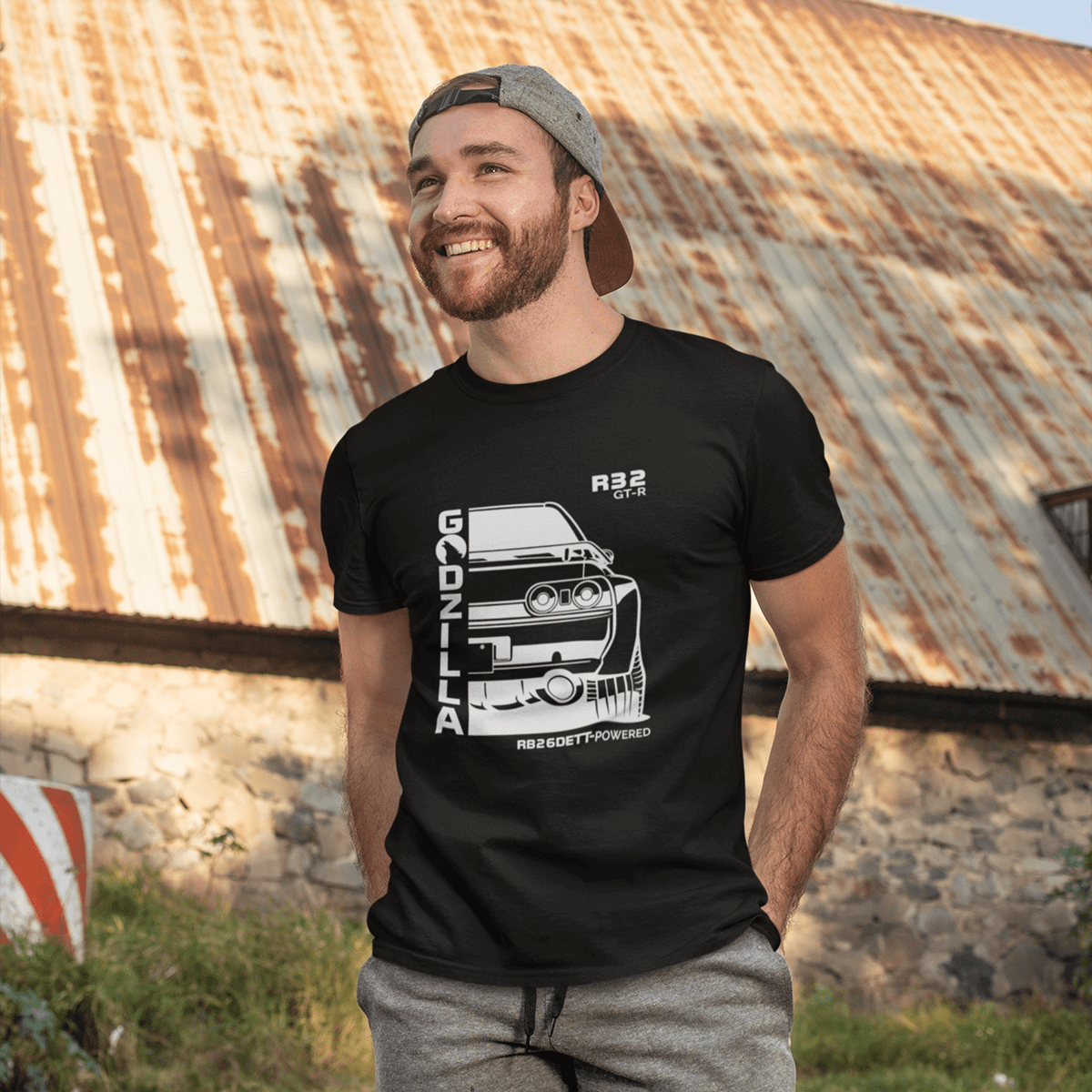 Japanese car printed on black car t-shirt, jdm tee, car guy gift, car lover present, car-fan, car enthusiast
