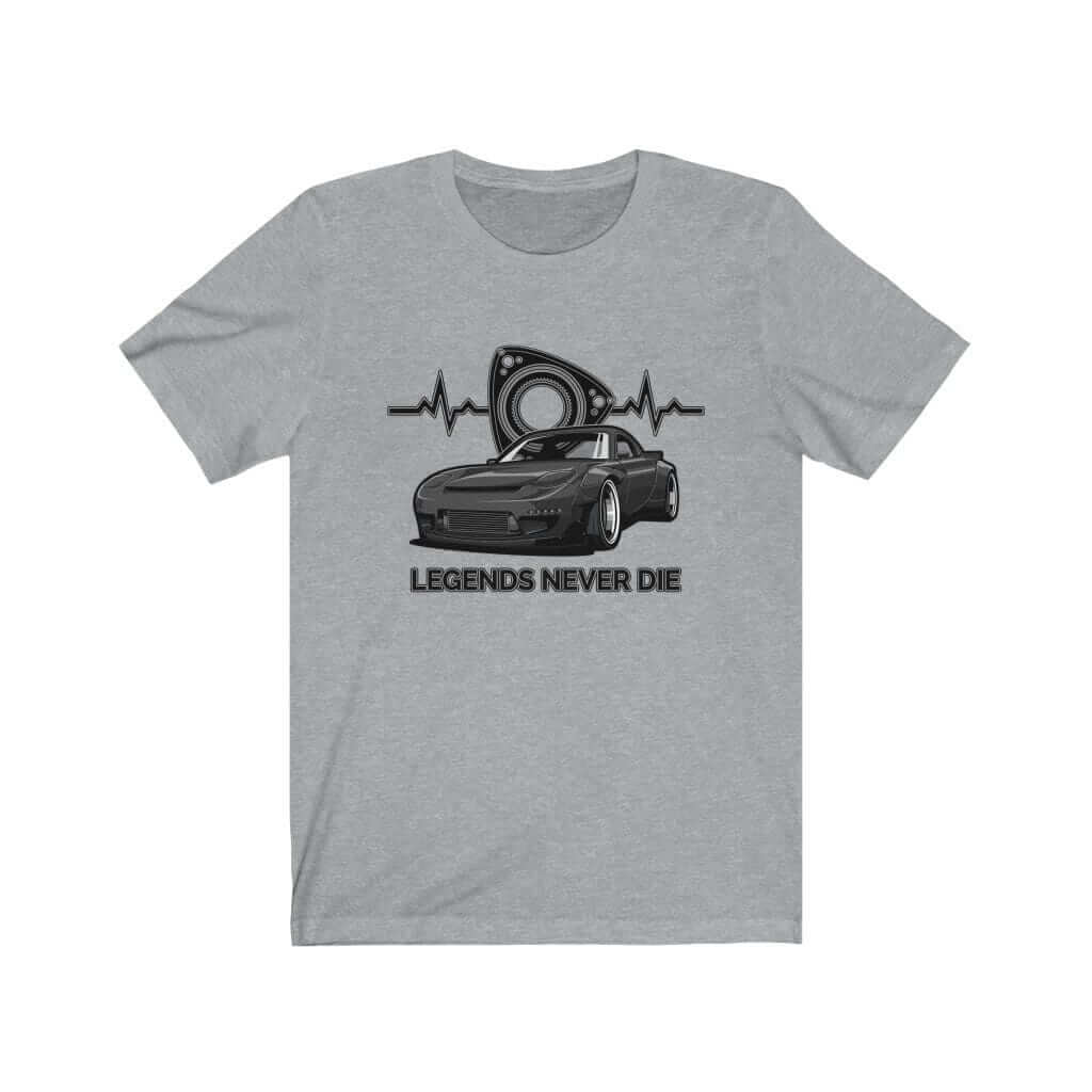 japanese car printed on athletic heather tshirt, jdm tee, car guys, jdm fans, car lovers, car enthusiasts