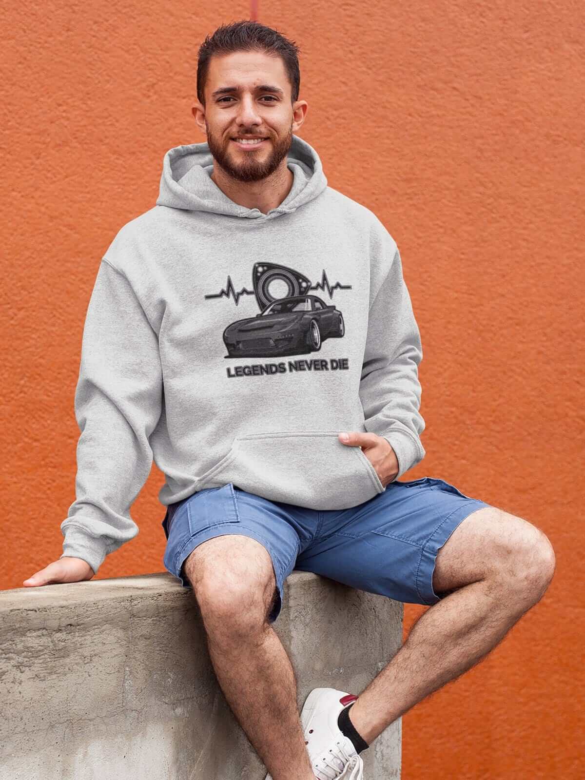 Japanese engine printed on athletic heather car hoodie, JDM sweatshirt, car guy gift, car lover, car fan, car enthusiast, petrolhead, JDM lover, boyfriend gift idea