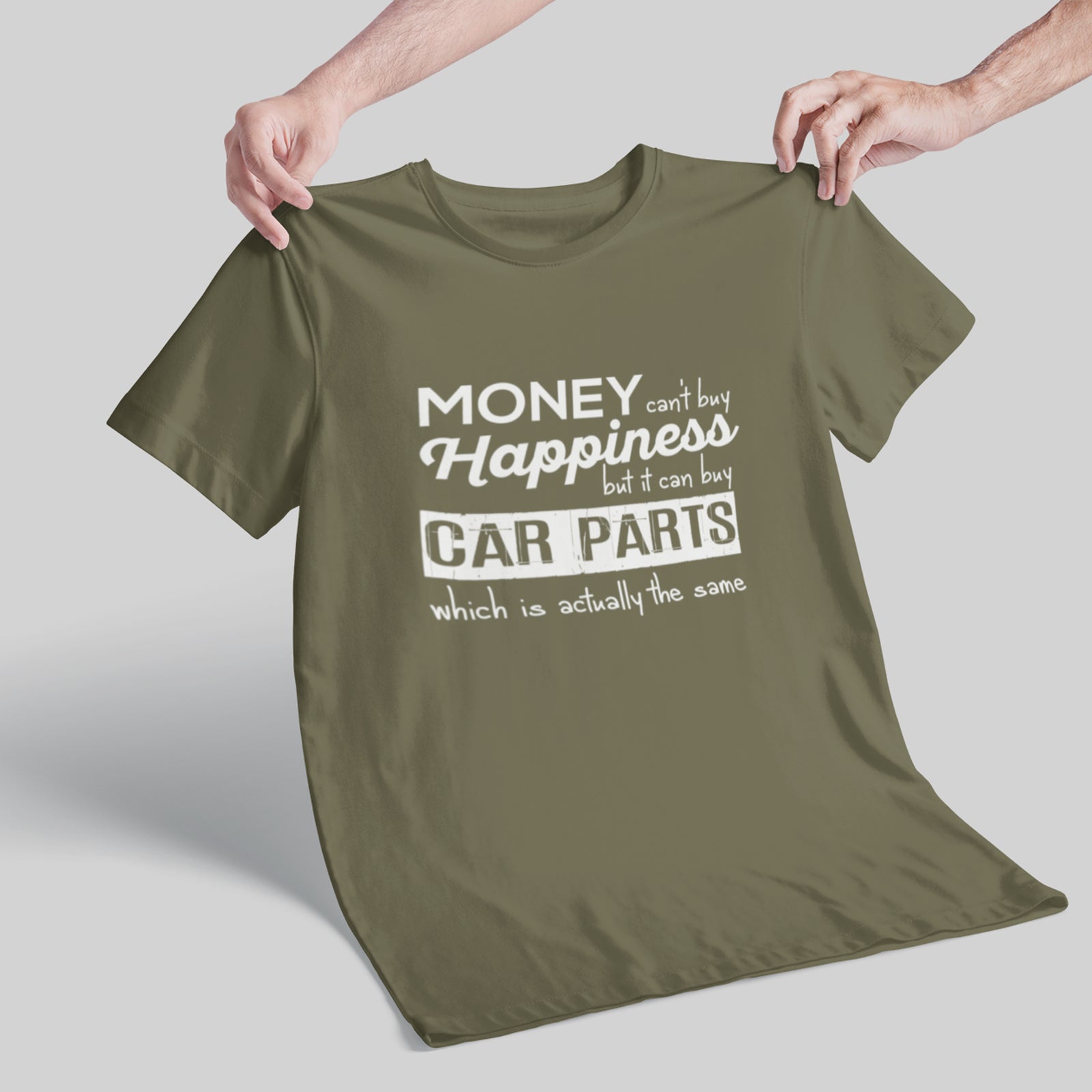 More Car Part is Equal to Happiness - Custom Shirt
