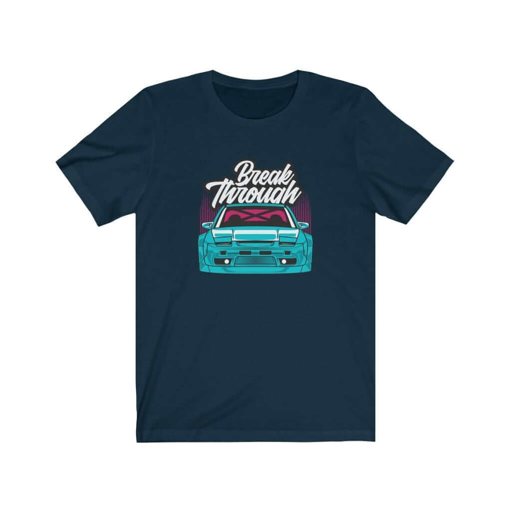 Japanese sports car printed on navy car t-shirt, JDM tee, car guy gift, car lover, car fan, car enthusiast, petrolhead, JDM lover, boyfriend gift idea