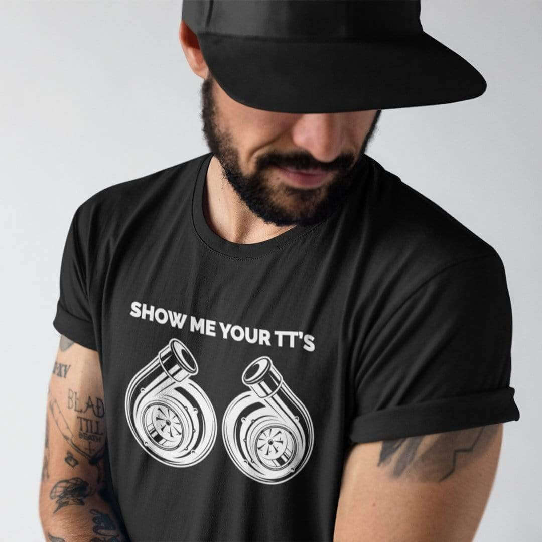 funny black t-shirt for car guys, car t-shirt for car lovers, turbo, jdm t-shirt