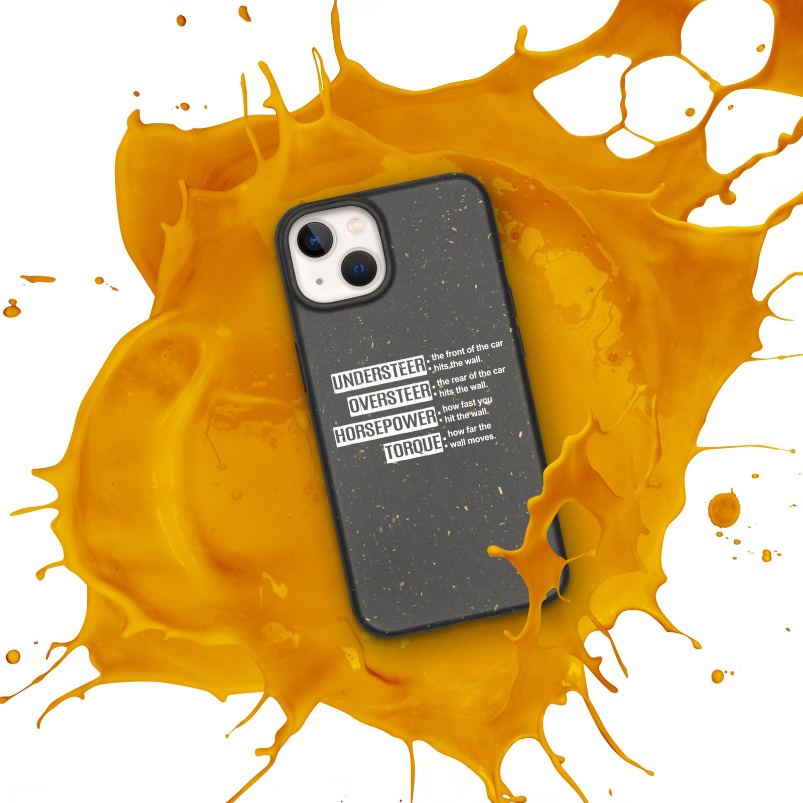 Speckled iPhone case