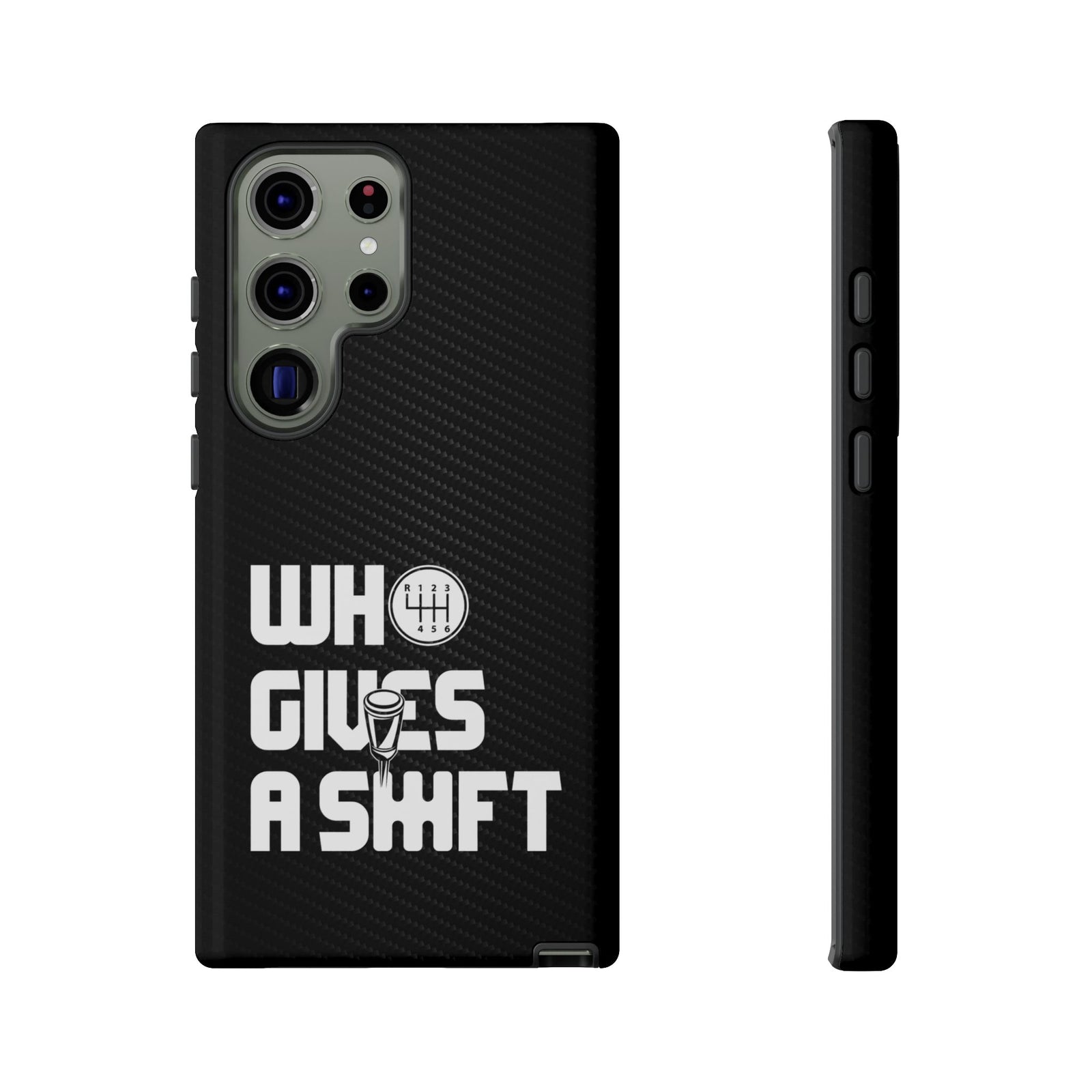 Who Gives a Shift Car Tough Phone Case | Funny Car Guy Gift