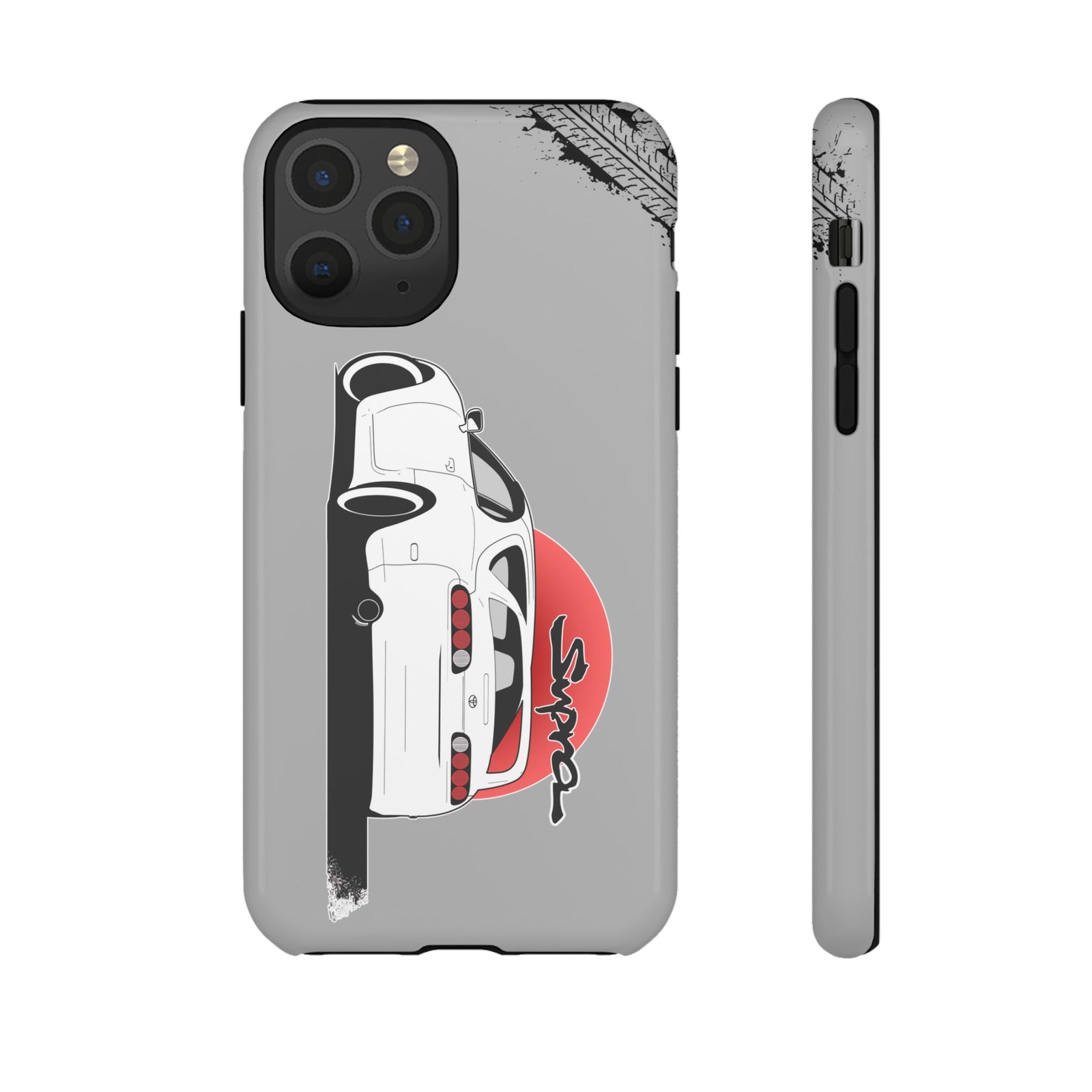 MKIV A80 Supra 2JZ Beast Tough Phone Case - iPhone 11 Pro, glossy, front and side view