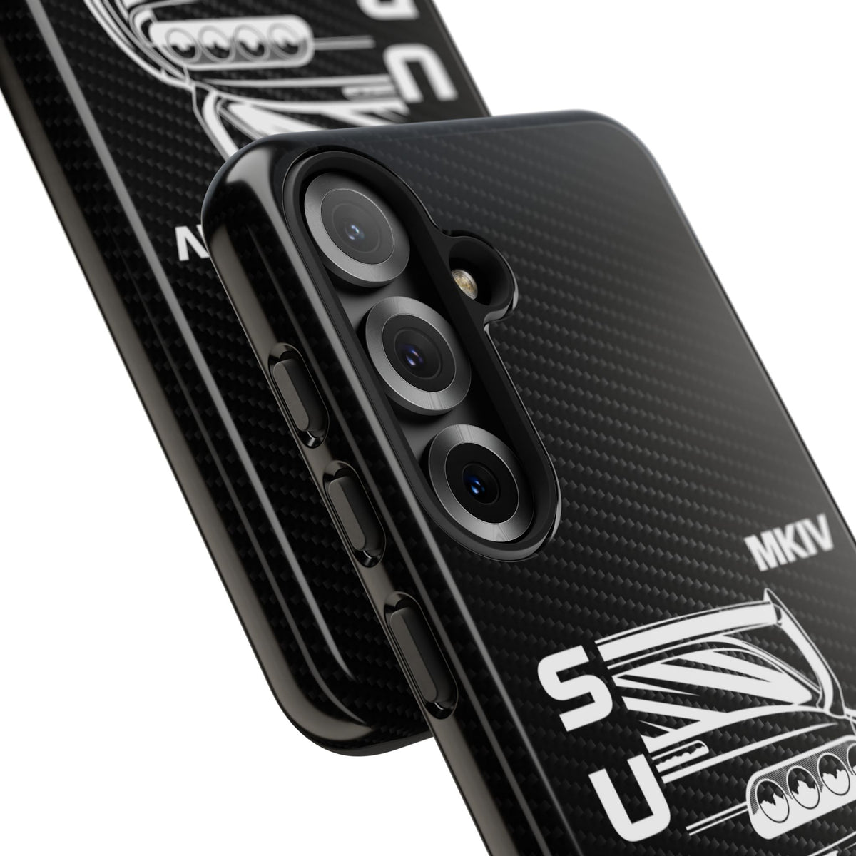 JDM Back View Tough Phone Case - Samsung Galaxy S25, glossy, camera cutout close-up
