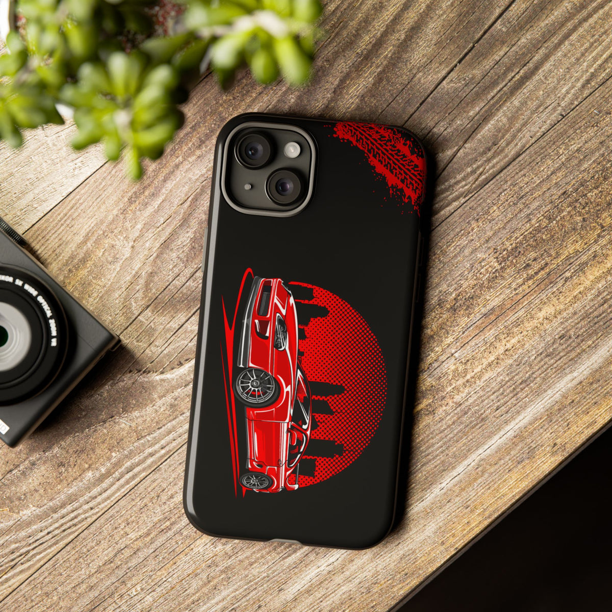 MKIV A80 Supra 2JZ Red City Tough Phone Case | JDM Car Guy Gift