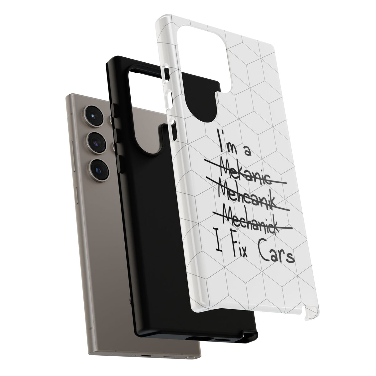 Mechanic I Fix Cars Funny Tough Phone Case | Car Guy Gift