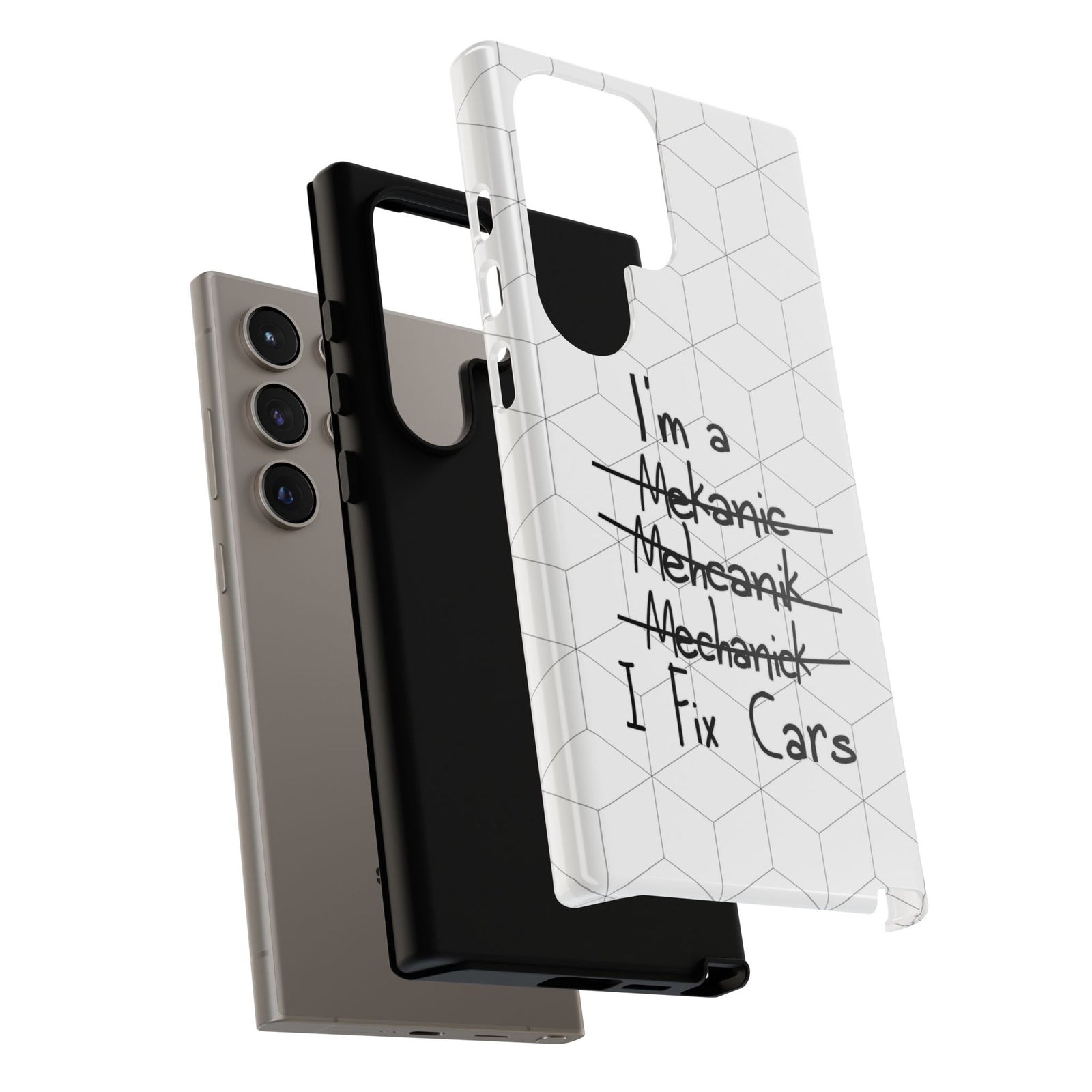Mechanic I Fix Cars Funny Tough Phone Case | Car Guy Gift