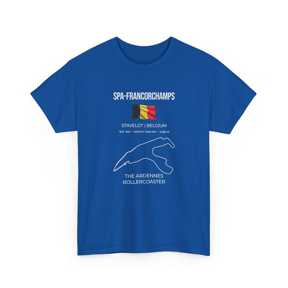 Spa-Francorchamps F1 Racing Track T-Shirt