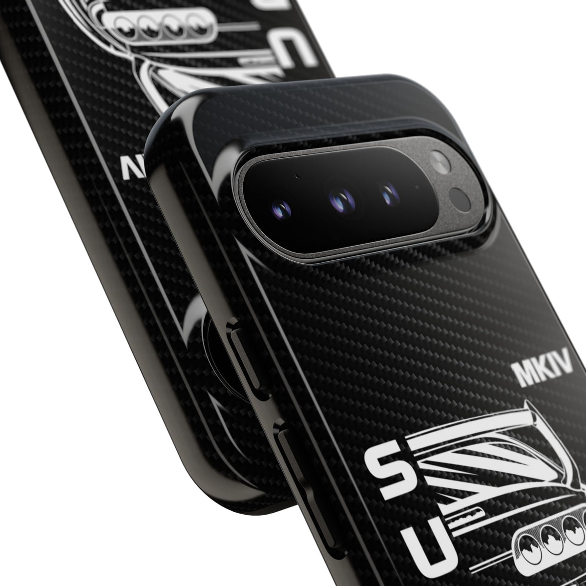 JDM Back View Tough Phone Case - Google Pixel 9 Pro, glossy, camera cutout close-up