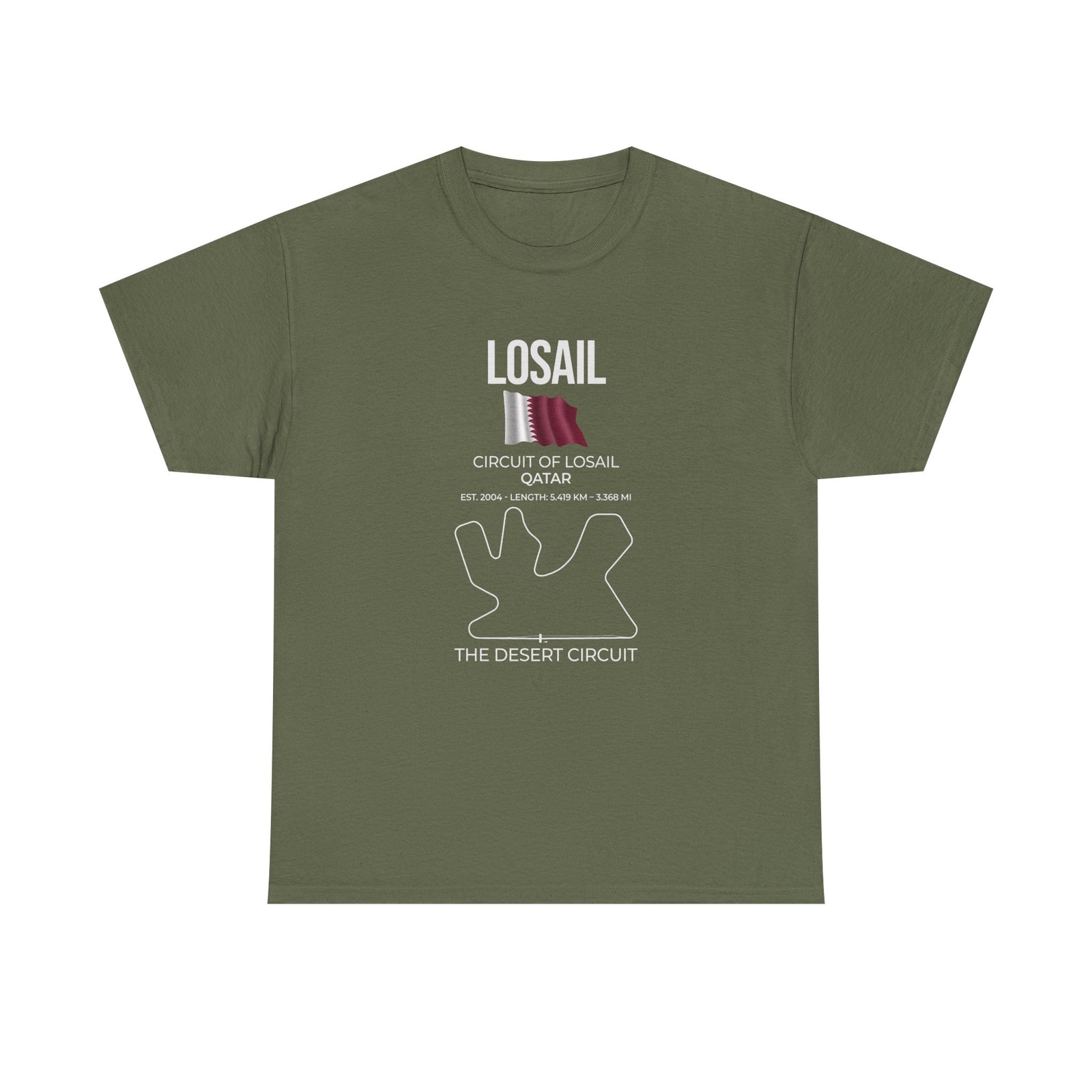 Losail Race Track T-Shirt t-shirt front - car lover gift