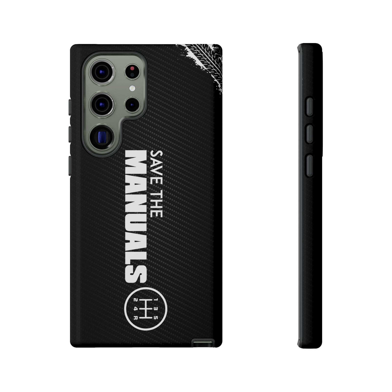Save The Manuals Tough Phone Case | Manual Transmission Car Guy Gift